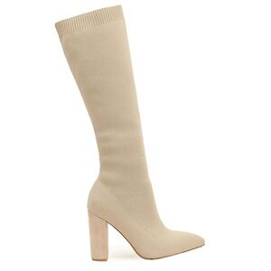 Elegant Tan Knee-High Women's Boots